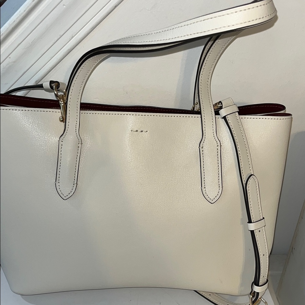 NWOT COACH AVENUE CARRYALL TOTE CREAM WITH GOLD ACCENTS F48733 - Picture 7 of 10